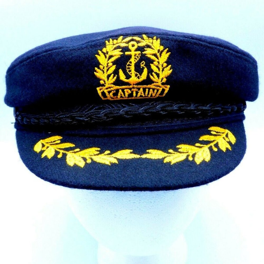 Greek Fisherman Captain Cap Wool Made in Greece